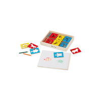 Набор деревянных трафаретов Melissa & Doug