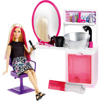 Набор для создания блестящих причесок, Barbie Mattel