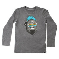 Лонгслив детский Quiksilver Lsclteytkongbus Medium Grey Heather