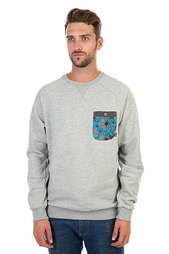 Толстовка свитшот Billabong Transmit Grey Heather