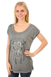 Футболка женская Billabong All Night Tee Dark Athl Grey
