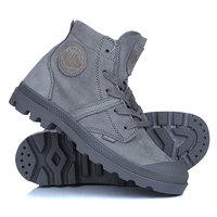 Ботинки высокие женские Palladium Pallabrouse Cml Gray Spa/Eiffel Tower
