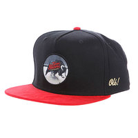 Бейсболка K1X Straight Up Snapback Cap Black/Red