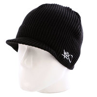 Шапка с козырьком K1X Classic Ribbed Shield Beanie Black