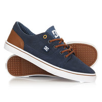 Кеды кроссовки низкие женские DC Tonik W Se Blue/Brown/White