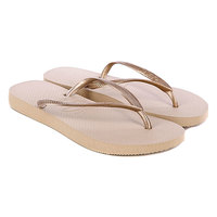 Шлепанцы женские Havaianas Slim Sand Grey/Light Golden