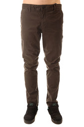 Штаны узкие Globe Goodstock Chino Dark Olive