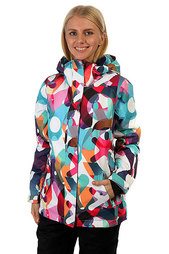 Куртка женская Roxy Jetty Jk Milo Typo Bright White