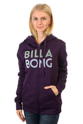 Толстовка классическая женская Billabong Granite Zip Hoodie Black Cherry