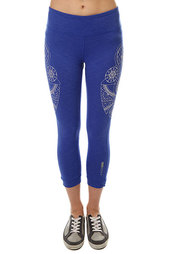 Леггинсы женские Roxy Hampi Capri Dazzling Blue Heather