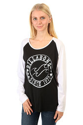 Лонгслив женский Billabong Varsity Ls Black