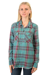 Рубашка в клетку женская Billabong Flannel Frenzy Emerald Bay