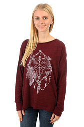 Толстовка классическая женская Billabong Magical Winter Mystic Maroon