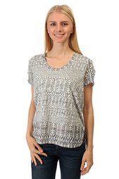 Футболка женская Roxy Fair High Tides True Black