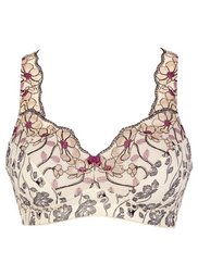 Бюстгальтер, чашка F (цвет шампанского/черный с рису) Bonprix