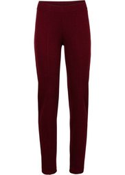 Эластичные жаккардовые брюки (цвет белой шерсти/черный в «ел) Bonprix