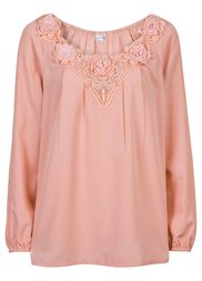 Блузка (экрю) Bonprix