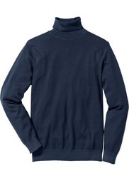 Пуловер Regular Fit с высоким воротником (виноградный) Bonprix
