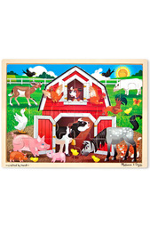 Пазл "Животные на ферме" Melissa &amp; Doug