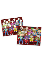Набор стикеров "Лица" Melissa &amp; Doug