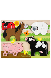 "Мои первые пазлы" Ферма Melissa &amp; Doug