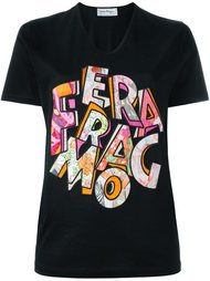 футболка с логотипом  Salvatore Ferragamo