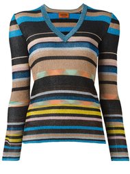 свитер c V-образным вырезом   Missoni
