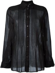 рубашка с плиссировкой Mm6 Maison Margiela