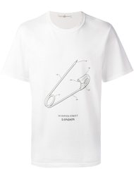 safety pin print T-shirt Golden Goose Deluxe Brand