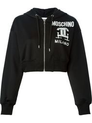 свитер с капюшоном  Moschino