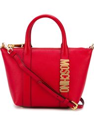 сумка-тоут с логотипом Moschino