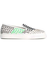 кеды-слипон с заклепками Giuseppe Zanotti Design
