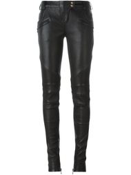 байкерские джинсы кроя скинни  Balmain