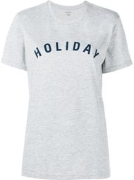 футболка с принтом-логотипом Holiday