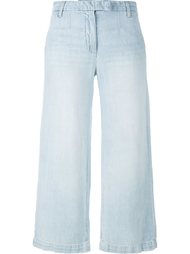укороченные широкие джинсы Current/Elliott