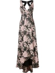 floral jacquard dress Badgley Mischka