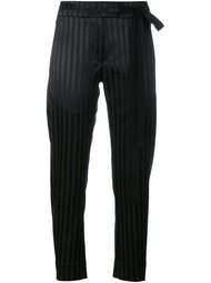 брюки с полосатым узором Ann Demeulemeester