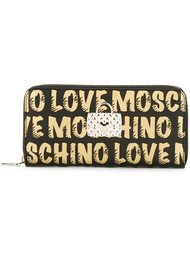 кошелек с логотипом  Love Moschino