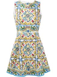 платье с принтом Majolica Dolce &amp; Gabbana