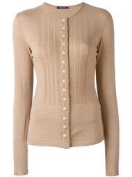 вязаный топ в рубчик Balmain
