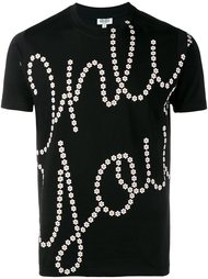 футболка с принтом 'Only You' Kenzo