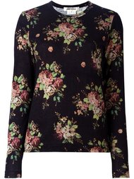 свитер с цветочным принтом Comme Des Garçons