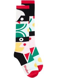 носки с геометрическим рисунком Walter Van Beirendonck