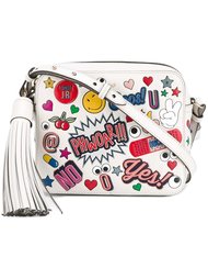 сумка через плечо со стикерами Anya Hindmarch