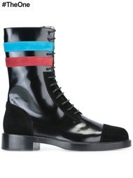 ботинки с контрастными полосками Raf Simons