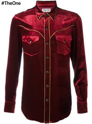 рубашка в стиле вестерн  Saint Laurent