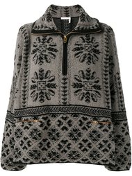 jacquard zip jumper Chloé