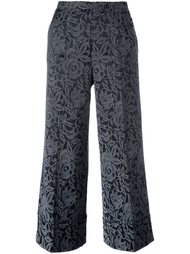 укороченные жаккардовые брюки Twin-Set