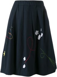 юбка с вышивкой Mira Mikati