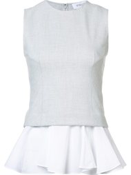 layered peplum top Derek Lam 10 Crosby